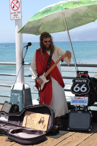 I saw "Rock and Roll Jesus" this summer at Santa Monica Beach in southern California. When I say Jesus sang, this is NOT what I mean.